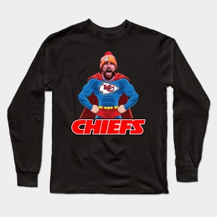 Kelce (Super) Chiefs Long Sleeve T-Shirt